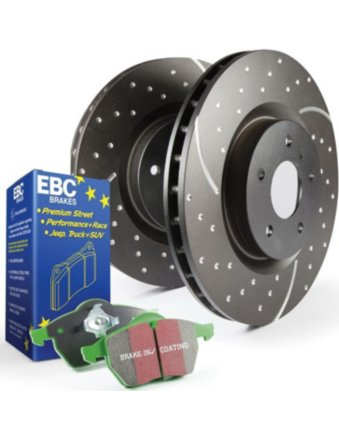 EBC S11 Greenstuff 2000 and RK Rotors S11KR1381 Performance Repl
