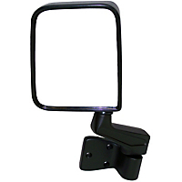 Crown Driver Side Mirror-Manual,Black,Non-heated
